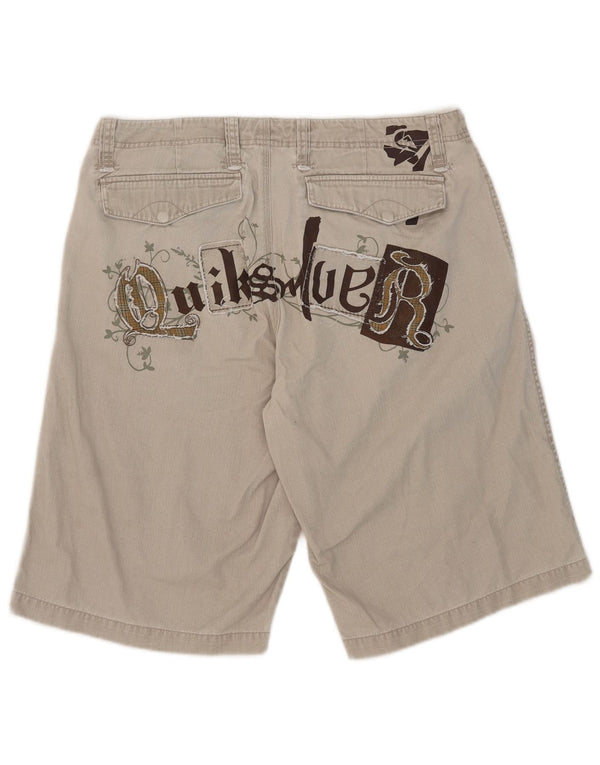 Quiksilver Herre Grafiske Chino Shorts W35 Large Beige