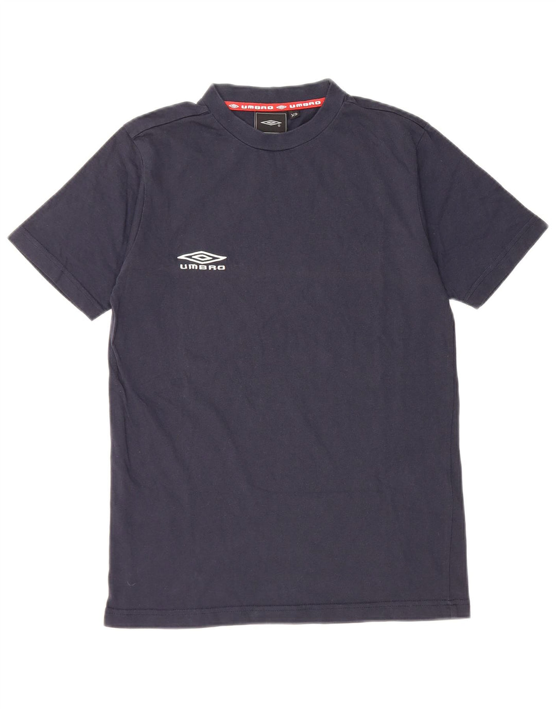 Umbro Herre T-Shirt Top XS Marineblå Bomuld