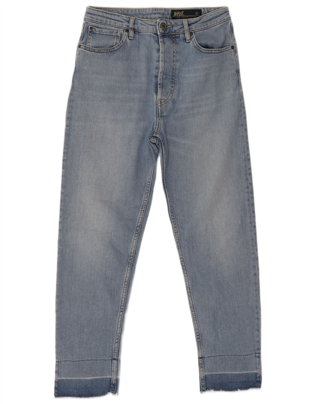 Rifle Dame Straight Jeans W27 L26 Blå Bomuld