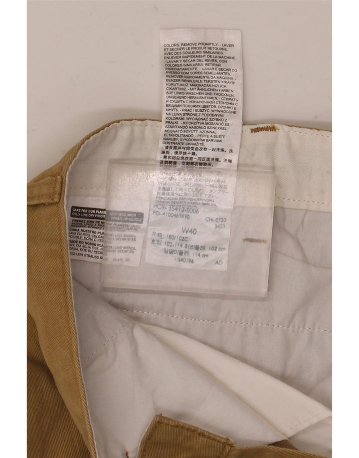 Dockers Chino Shorts til mænd W40 XL Beige Bomuld