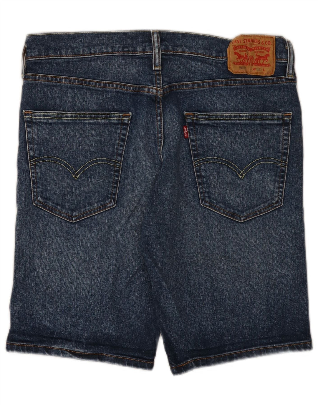 LEVI'S Herre 502 denimshorts W32 Mellemblå bomuld