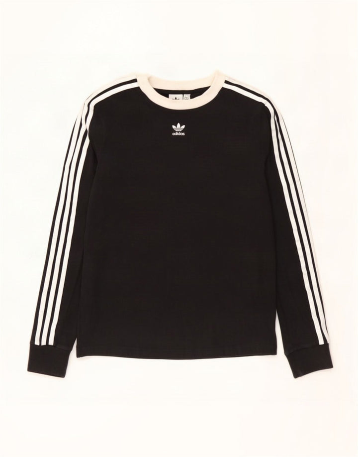 Adidas Dame Top Langærmet UK 12 Medium Sort