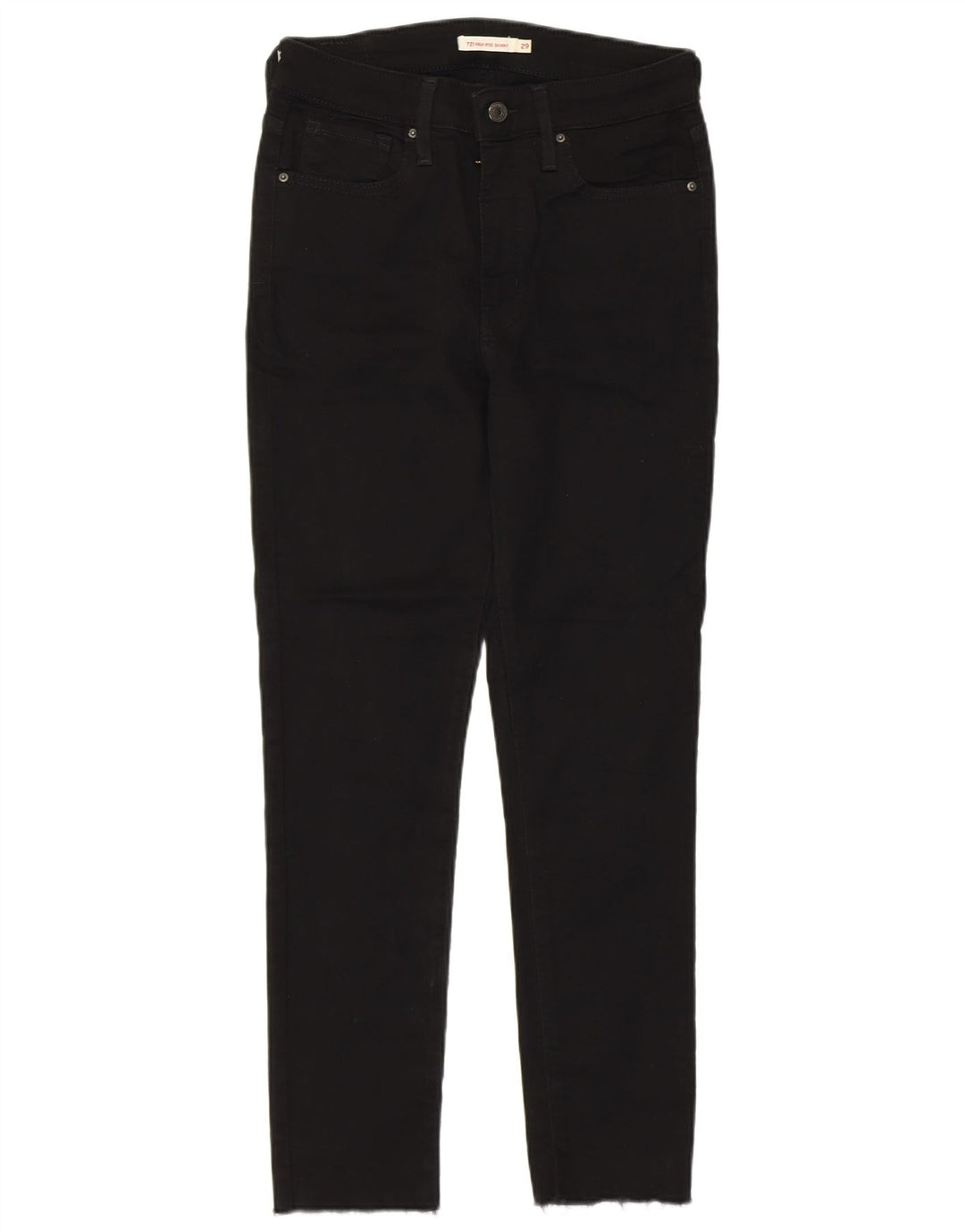 Levi's Dame 721 Skinny Jeans W29 L27, sort