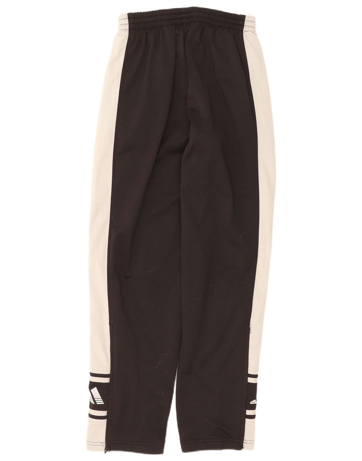 ADIDAS grafiske træningsdragtbukser til mænd UK 34/36 Small Black Colourblock