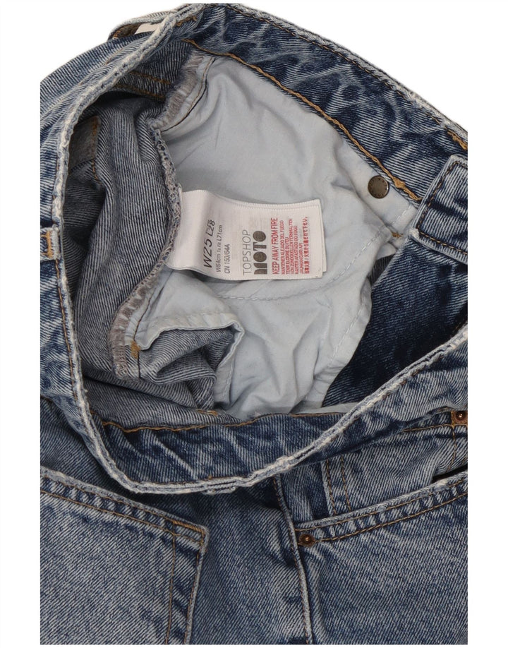 Topshop Dame tilspidsede jeans W25 L25 Blå Bomuld