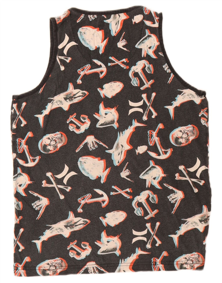 Hurley Boys Grafisk Vest Top 12-13 år Stort gråt dyreprint