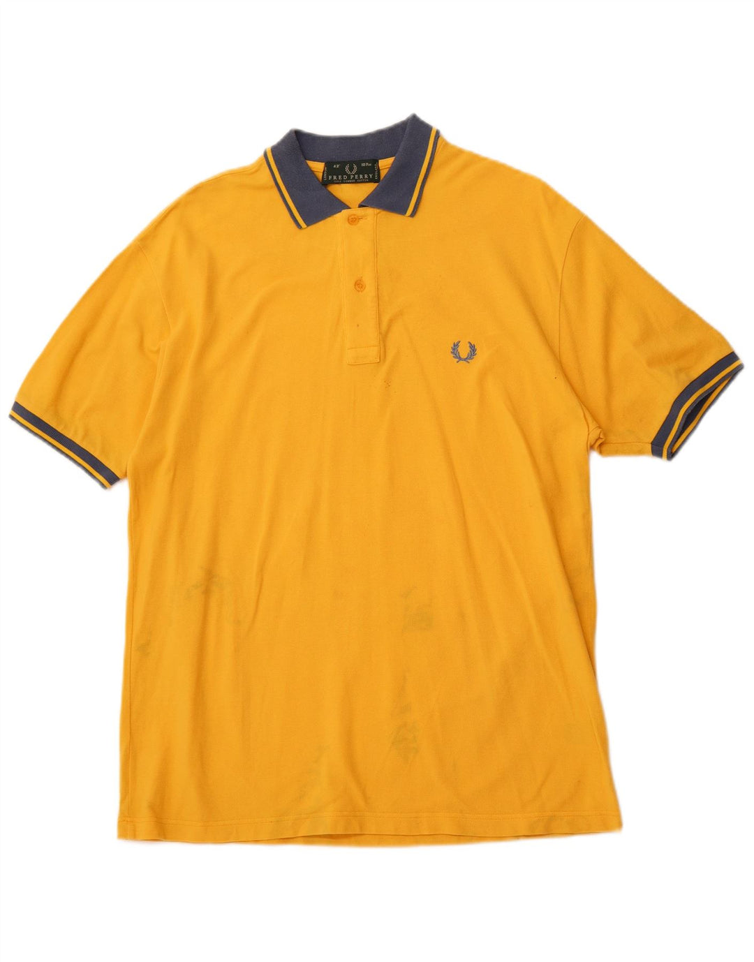 FRED PERRY Herre poloshirt Medium gul bomuld