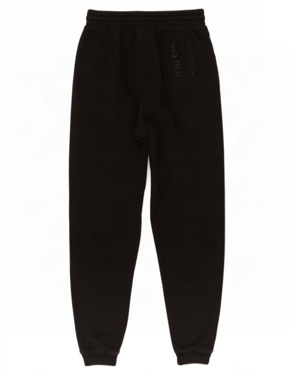 Adidas Dame Loose Fit Træningsdragt Bukser Joggers UK 6 XS W24 L28 Sort