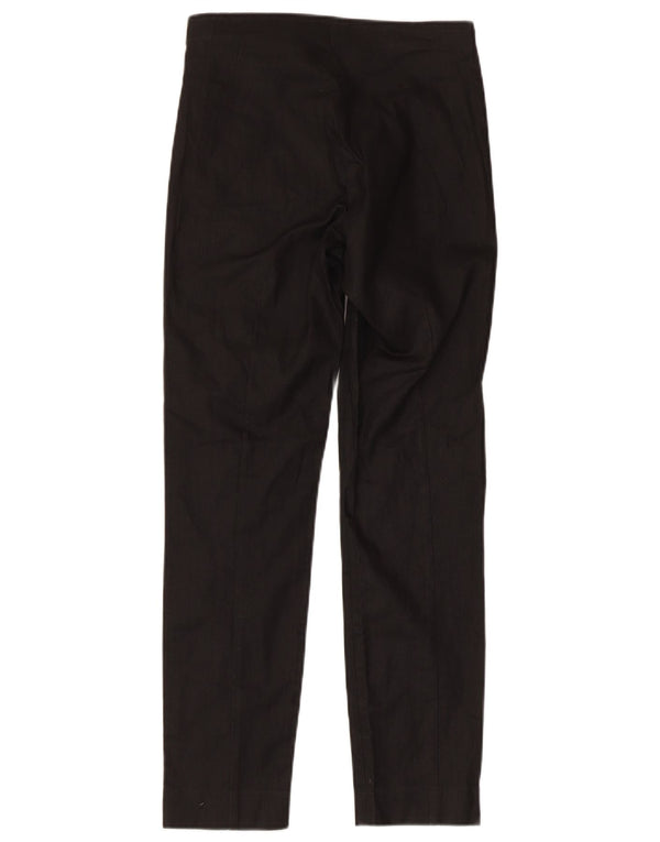 Cos Lige Regular Chinobukser til kvinder EU 34 XS W26 L26 Sort Bomuld