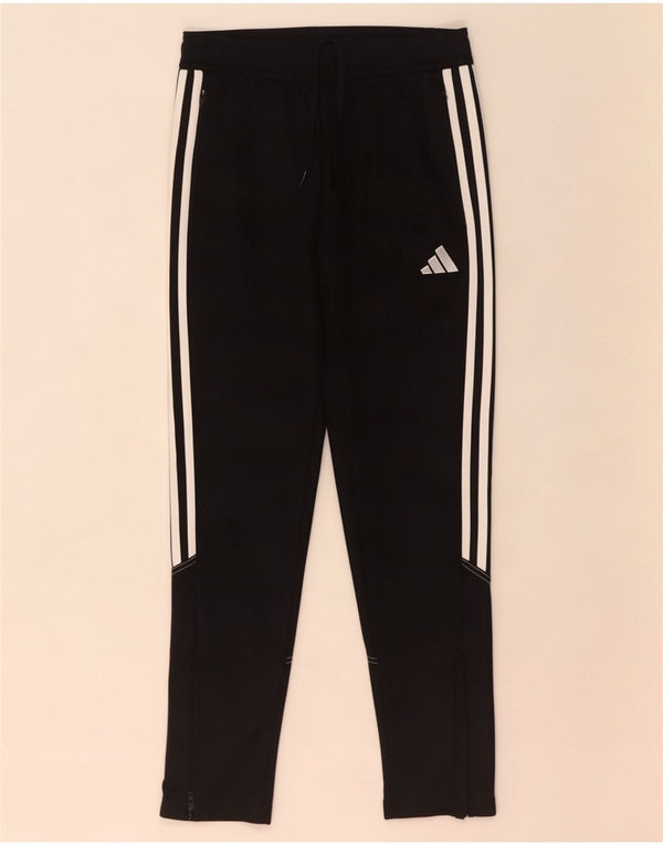 Adidas Boys Aeroready Tracksuit Bukser 11-12 år Sort Polyester