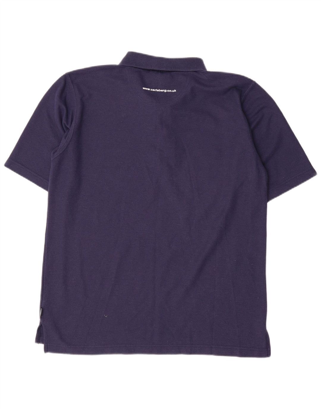 Umbro Herre Polo Shirt Large Navy Blue Polyester