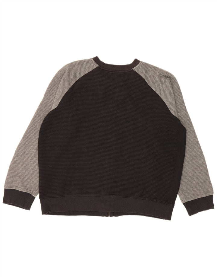 Zara Træningsdragt til mænd Topjakke 2XL Sort Colourblock Bomuld