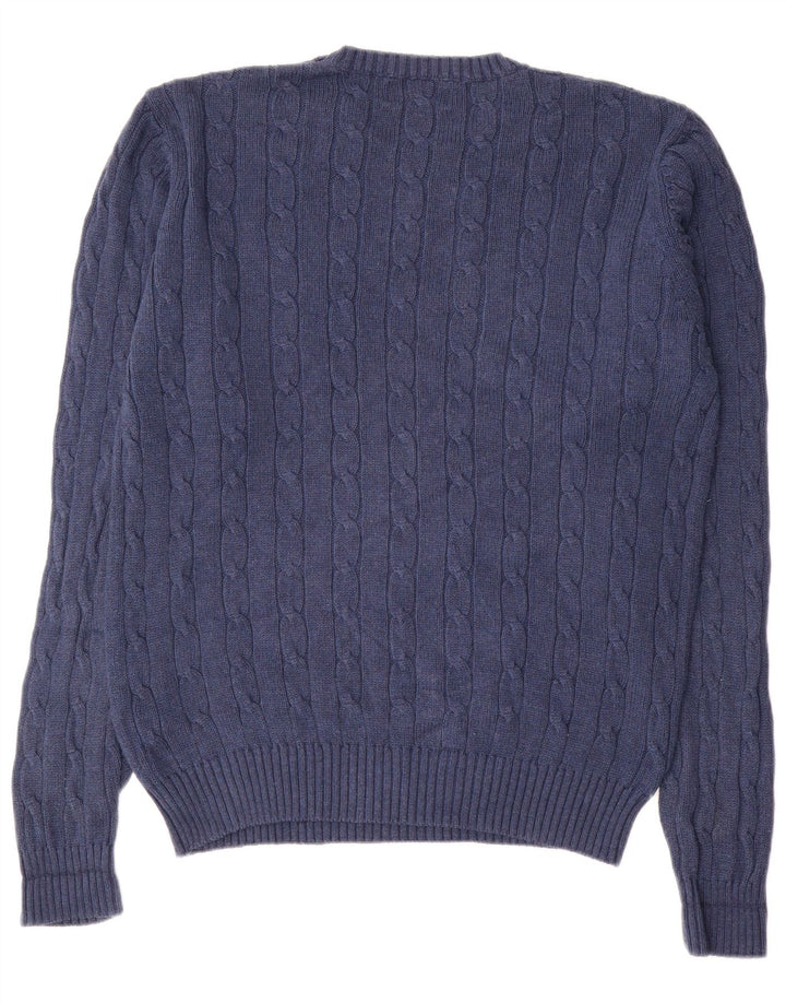Marks & Spencer Herre Blue Harbor Crew Neck sweater Medium Navy Blue