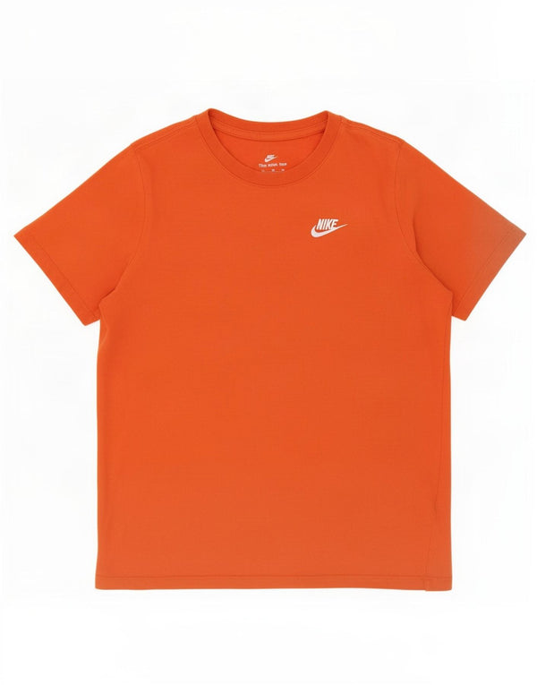 Nike Boys T-Shirt Top 13-14 år XL Orange Bomuld