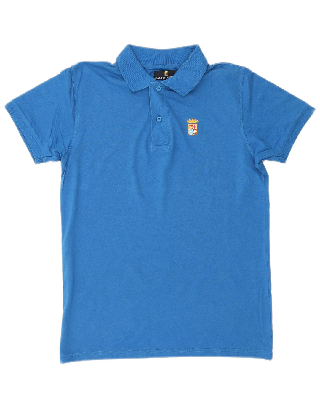 MARINA MILITARE Mens Polo Shirt Medium Blue