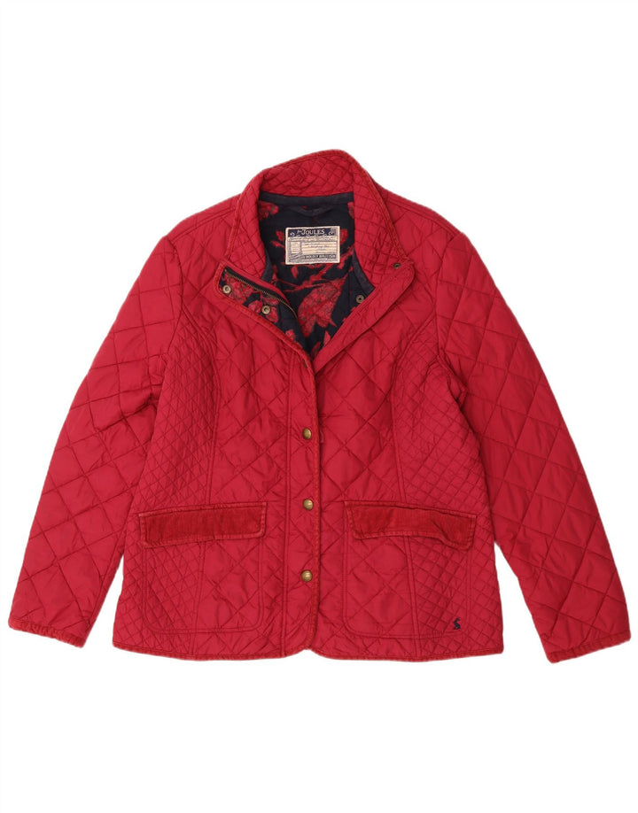 Joules Quiltet jakke til kvinder UK 16 Large Pink