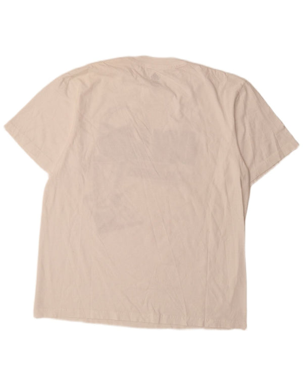Adidas Herre Dallas Graphic T-Shirt Top XL Hvid Bomuld