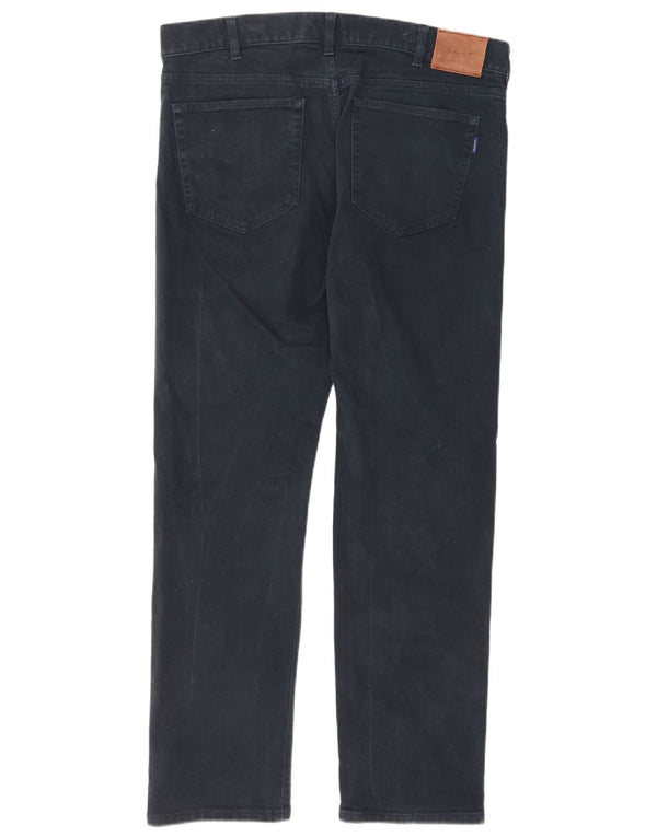 Gant Herre Regular Fit Straight Jeans W36 L32 Marineblå Bomuld