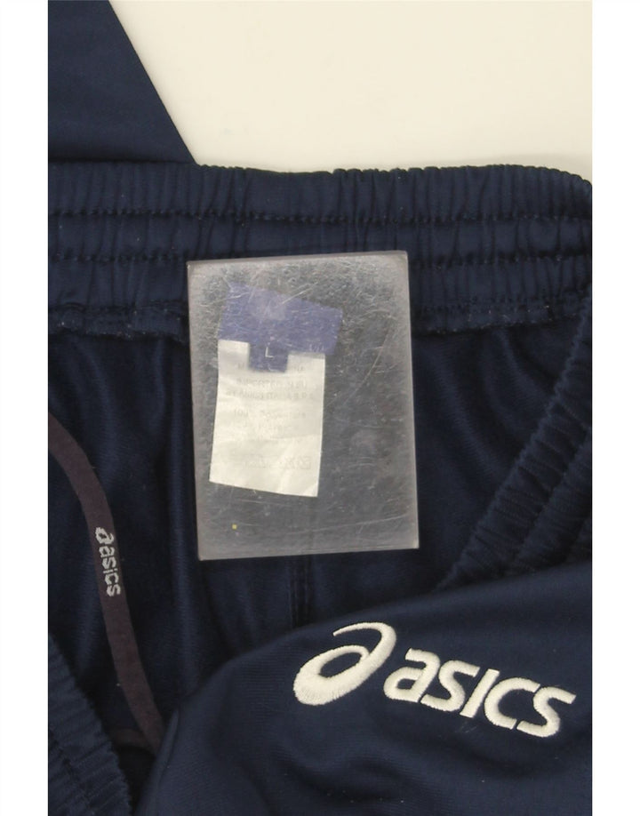 Asics Dame træningsdragt Bukser UK 14 Large Navy Blue Polyester