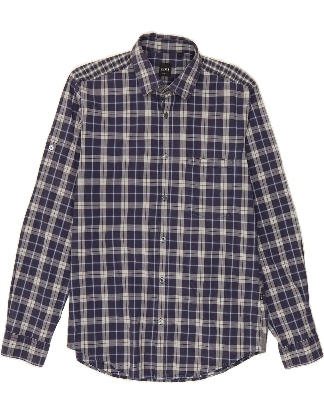 Mens Slim Fit Shirt Medium Vintage Hugo Boss and Second-Hand Hugo Boss from Messina Hembry 