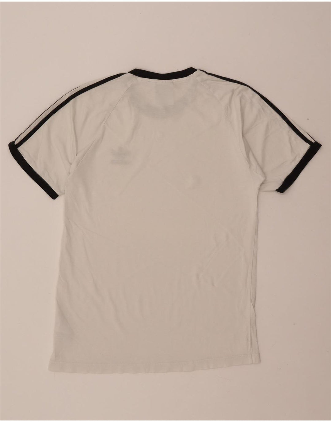 ADIDAS Herre T-Shirt Top Medium Hvid Bomuld