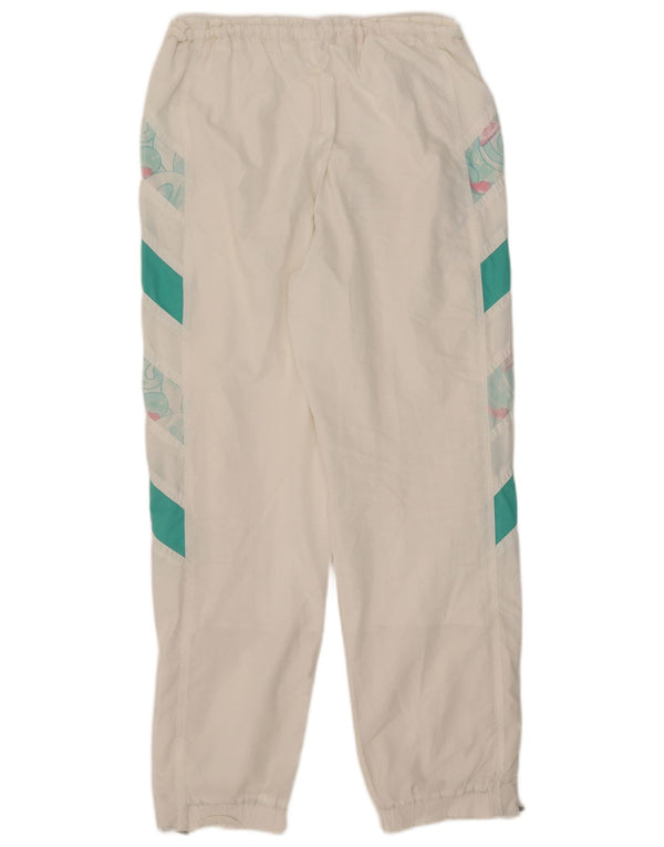 Ellesse Womens Træningsdragt Bukser Joggers UK 16 Large White Colourblock