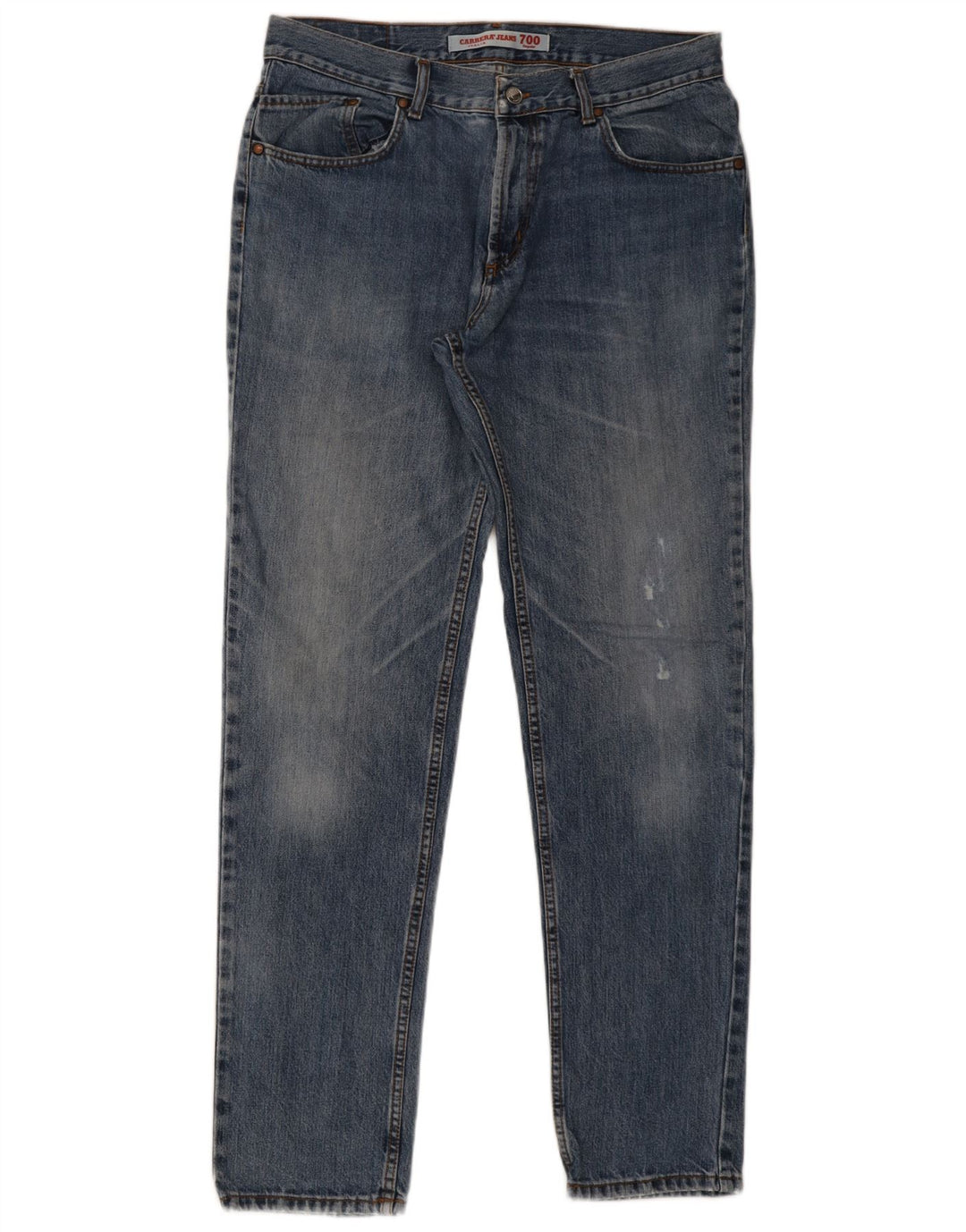 Carrera Mens 700 Regular Slim Jeans W36 L34 Blå Bomuld