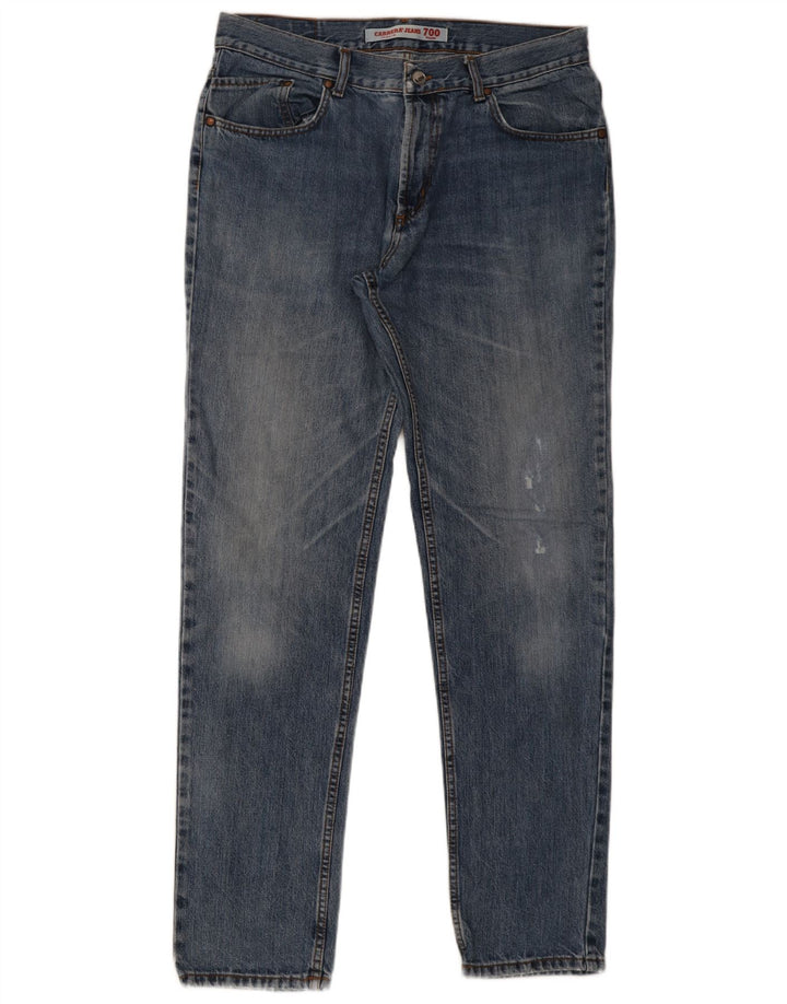 Carrera Mens 700 Regular Slim Jeans W36 L34 Blå Bomuld