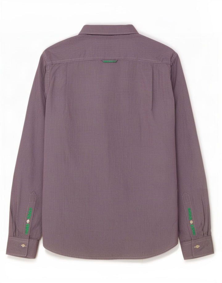 Superdry Herreskjorte XL Lilla Gingham Cotton