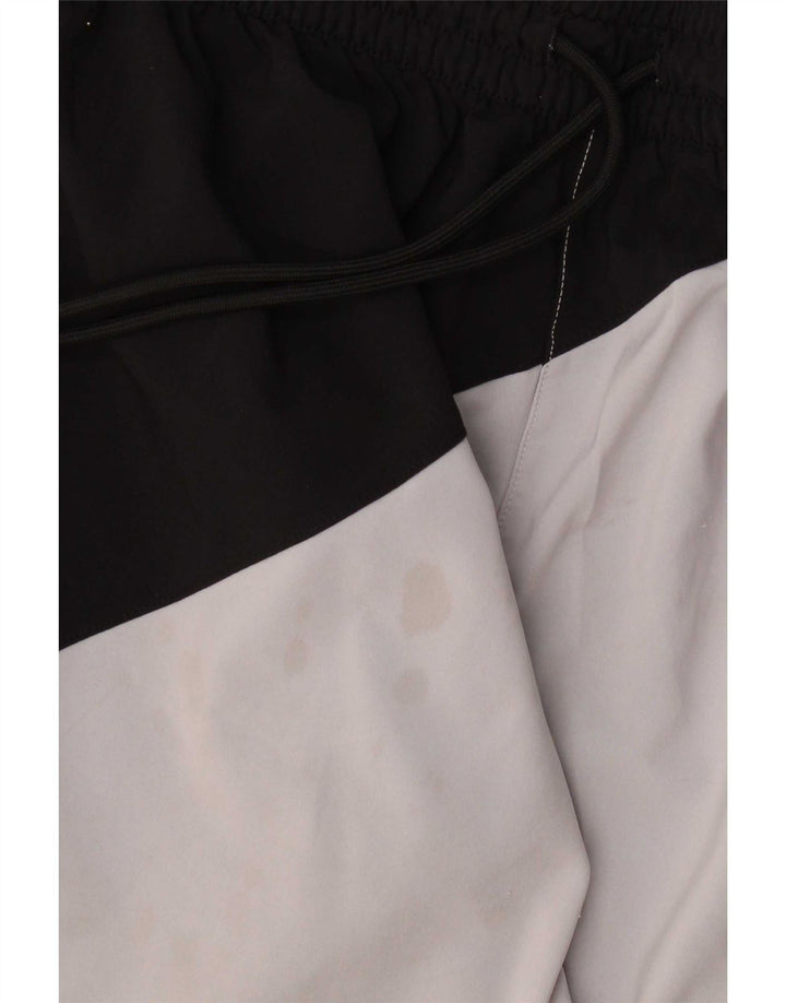 Reebok Herre grafiske sportsshorts XL Sort Colourblock Polyester