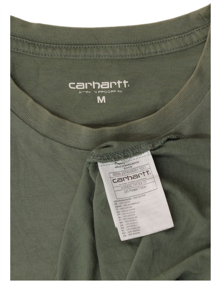 Carhartt Herre T-Shirt Top Medium Grøn Bomuld