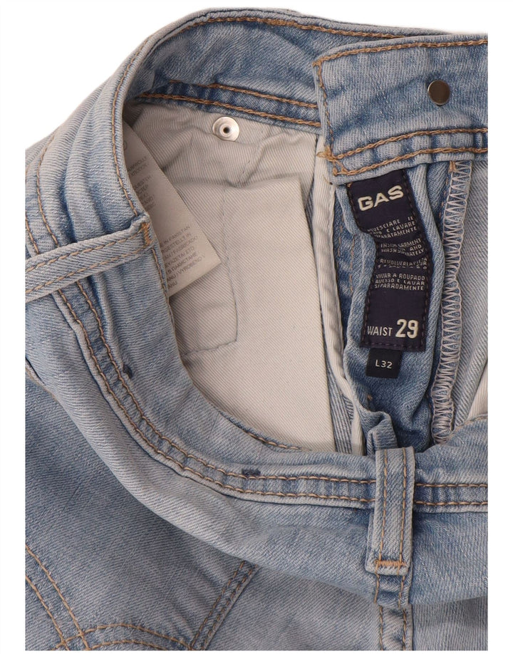 Gas Dame Skinny Jeans W29 L32 Blå Bomuld