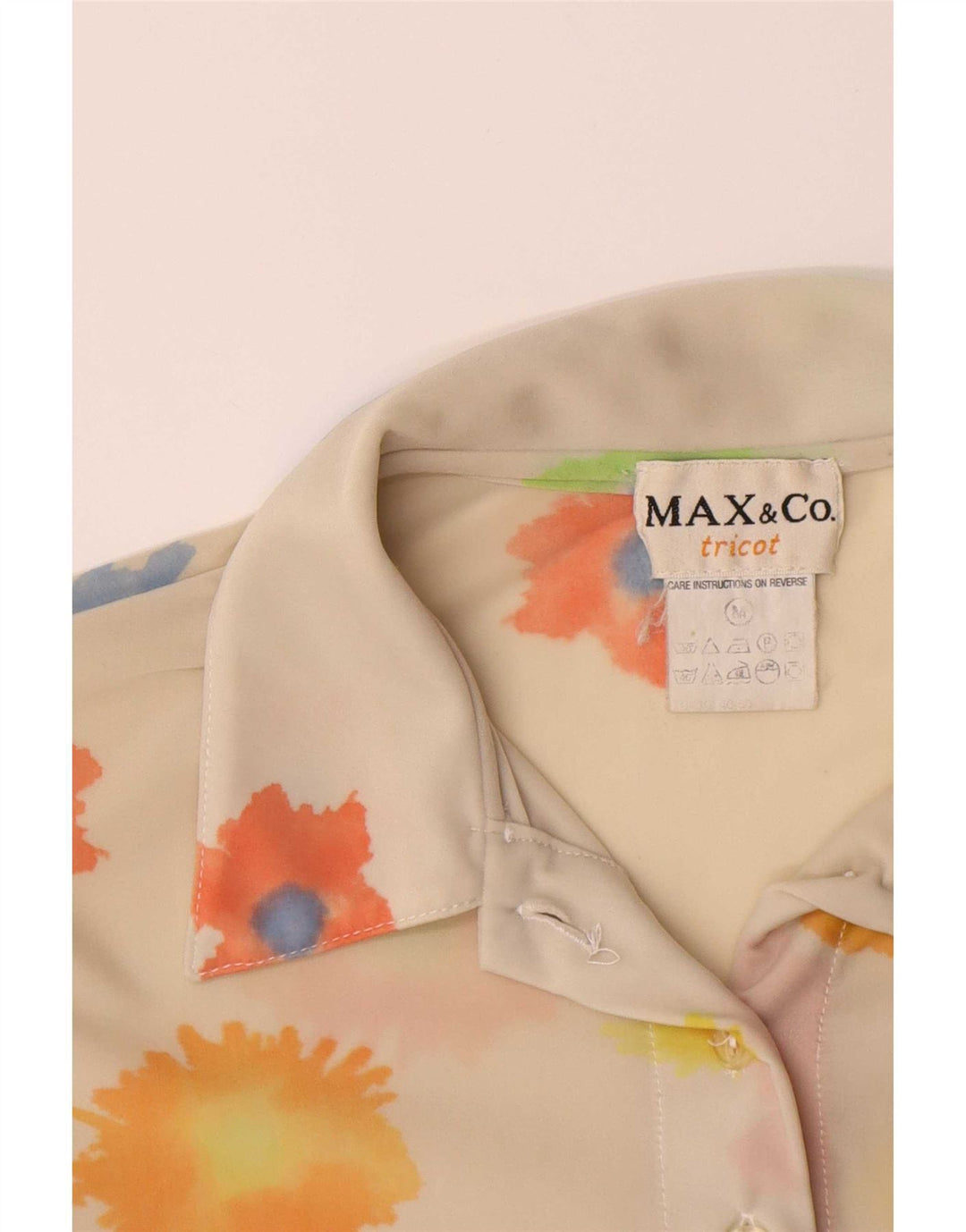 Max & Co. Dameskjortebluse UK 12 Medium Off White Floral