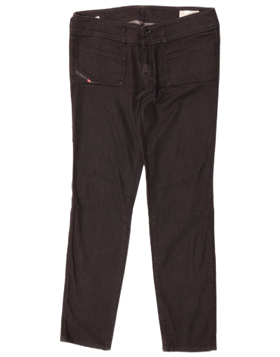 Diesel Husky Slim Jeans til kvinder W30 L30 Sort bomuld