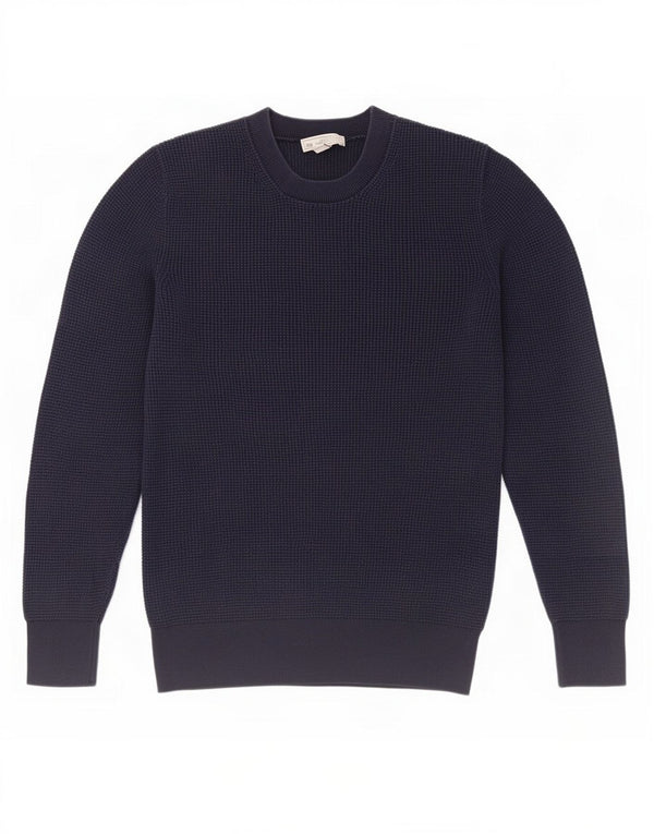 Gap Dame sweater med rund hals, UK 6 XS marineblå bomuld