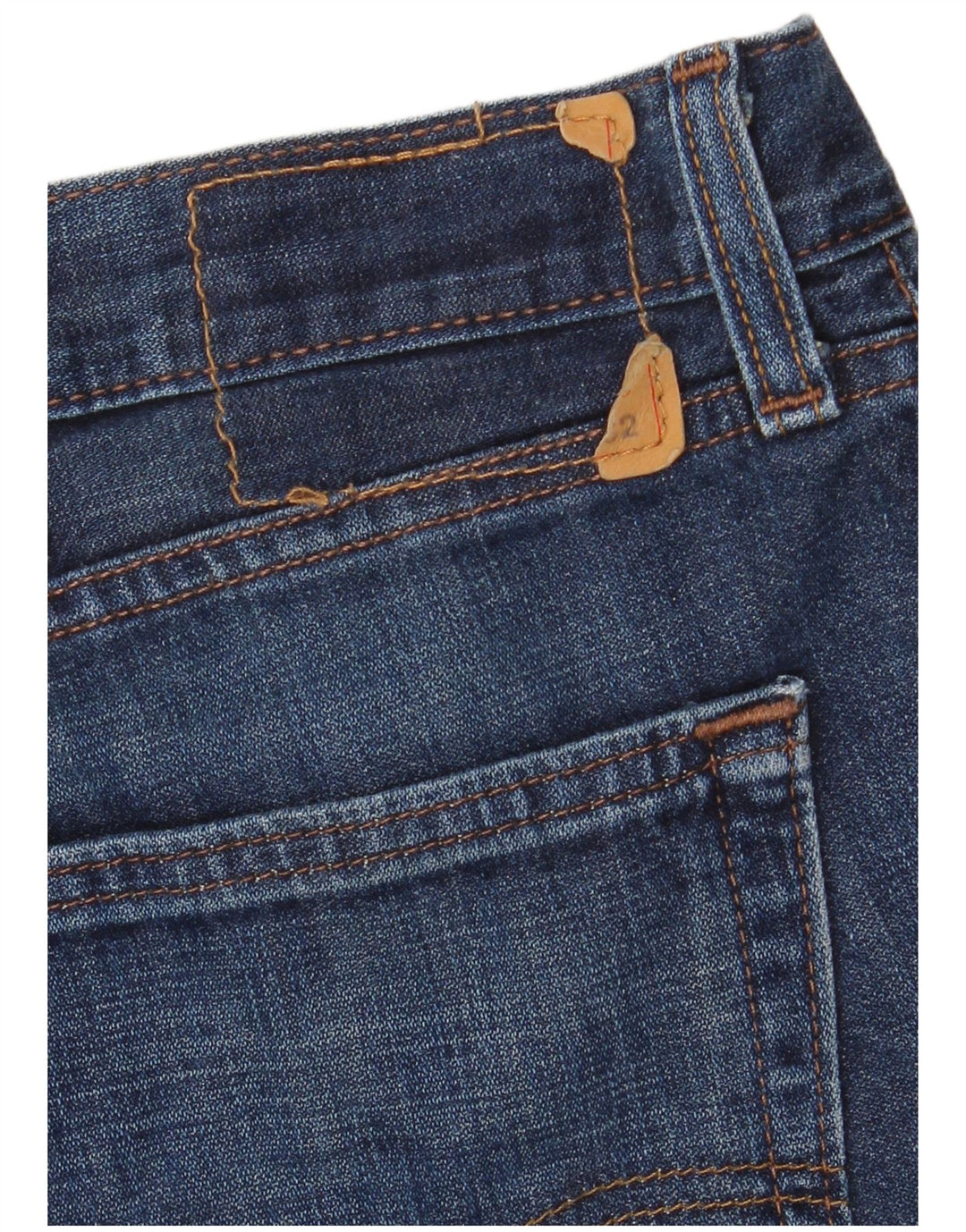 LEVI'S Slim Jeans til mænd W40 L32 Marineblå bomuld