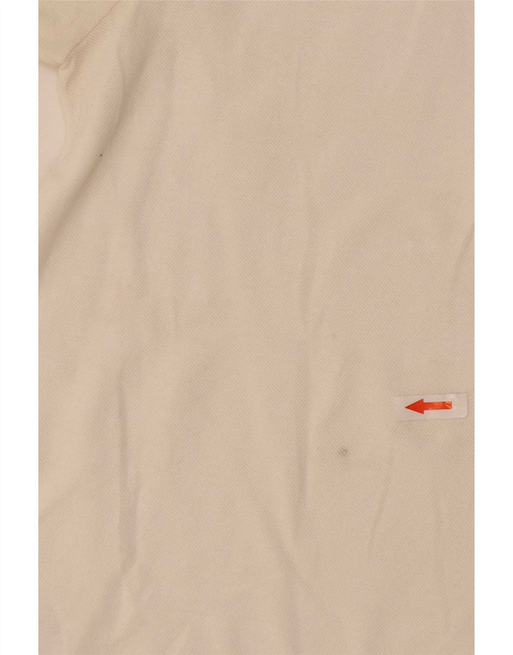Lacoste Herre poloskjorte str. 3 Lille hvid bomuld