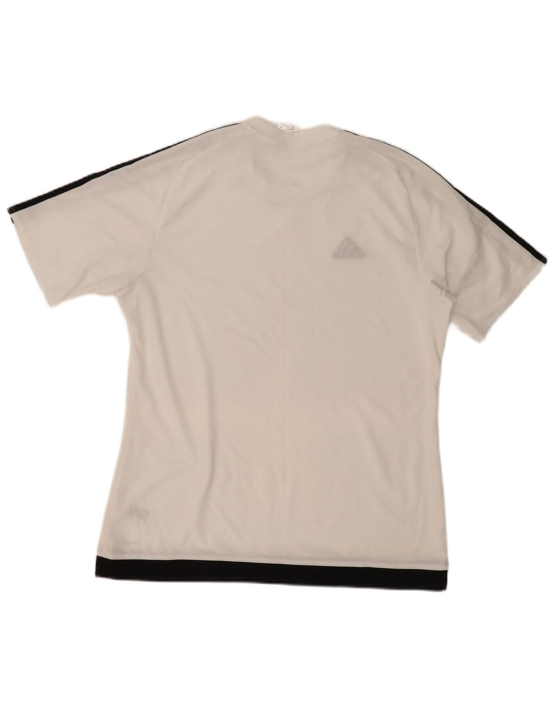 ADIDAS Herre Climalite T-Shirt Top Stor hvid Colourblock Polyester