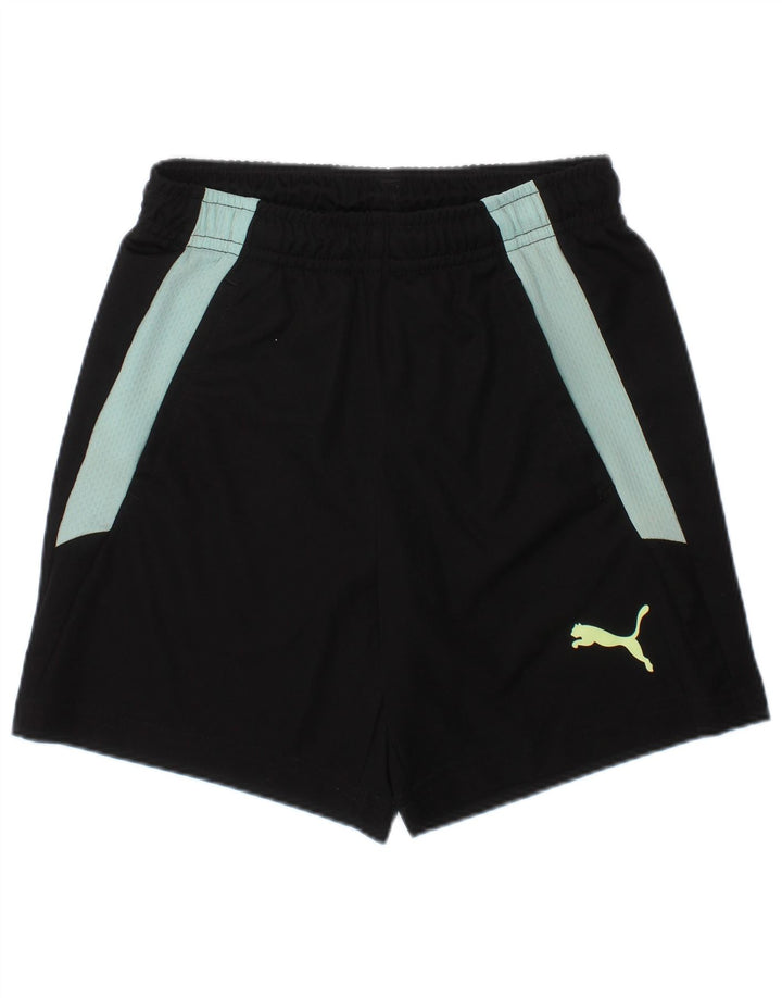 PUMA Sportsshorts til drenge 7-8 år Sort Colourblock Polyester
