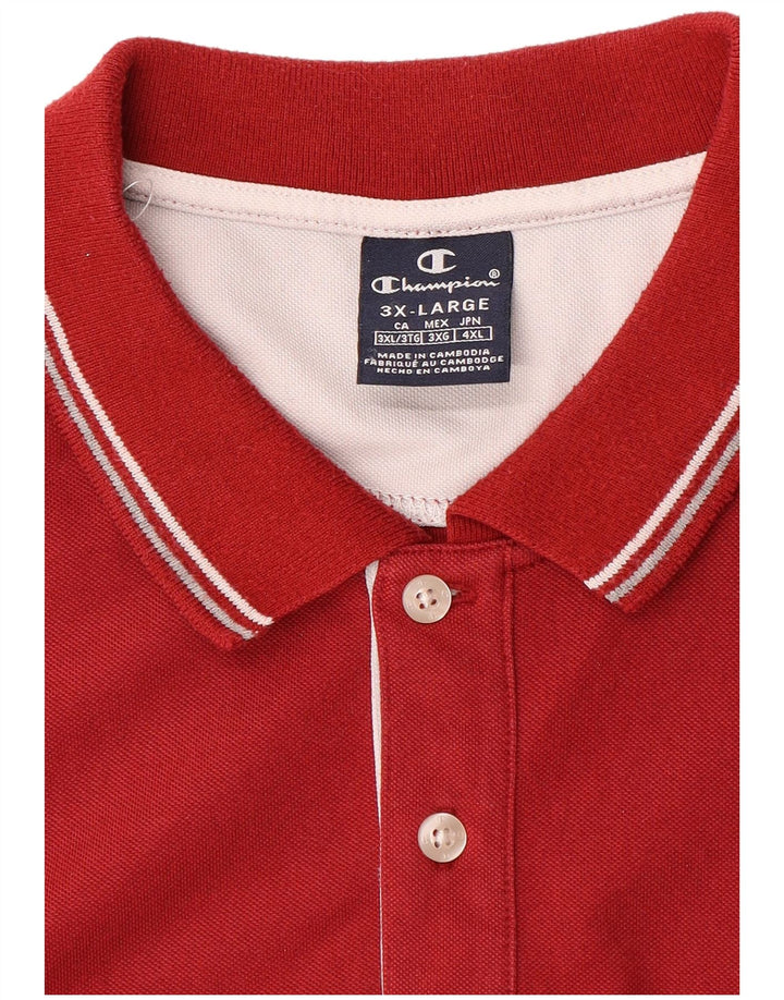 CHAMPION Polo Shirt til mænd 3XL Rød
