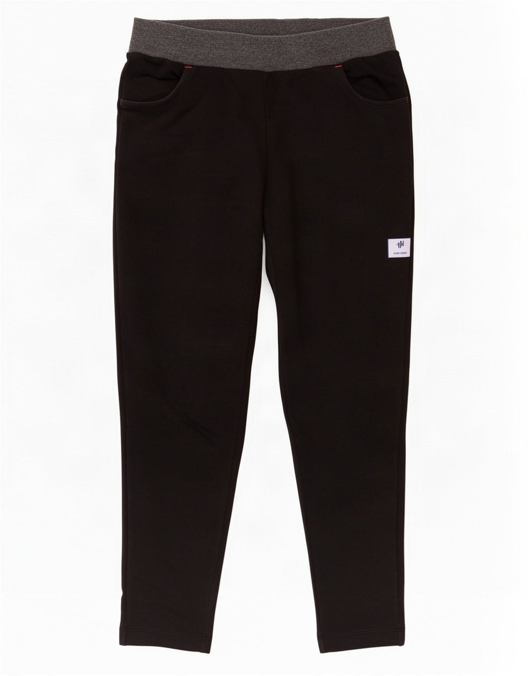 Champion Womens Crop træningsdragt Bukser UK 12 Medium Black Colourblock