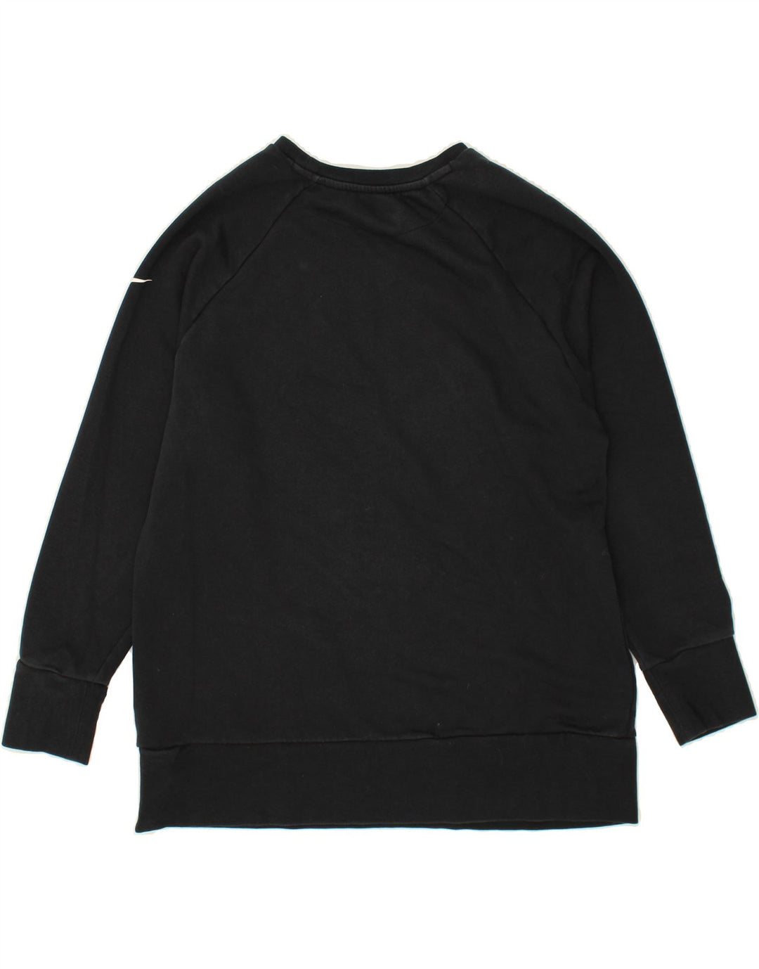 NIKE Womens Graphic Sweatshirt Jumper UK 16 Large Black Cotton Vintage Nike and Second-Hand Nike from Messina Hembry 