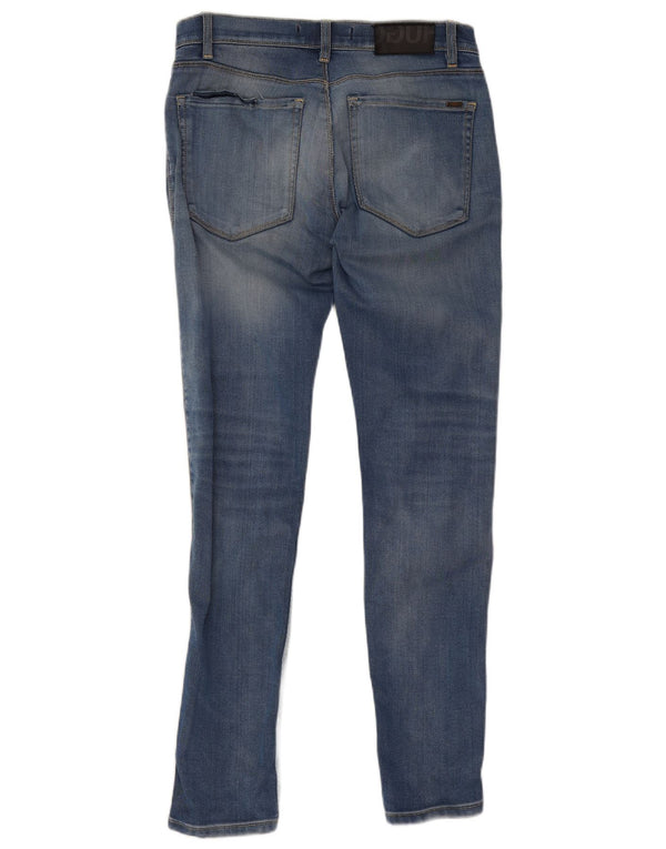 Hugo Boss Dame Skinny Jeans W29 L32 Blå Bomuld
