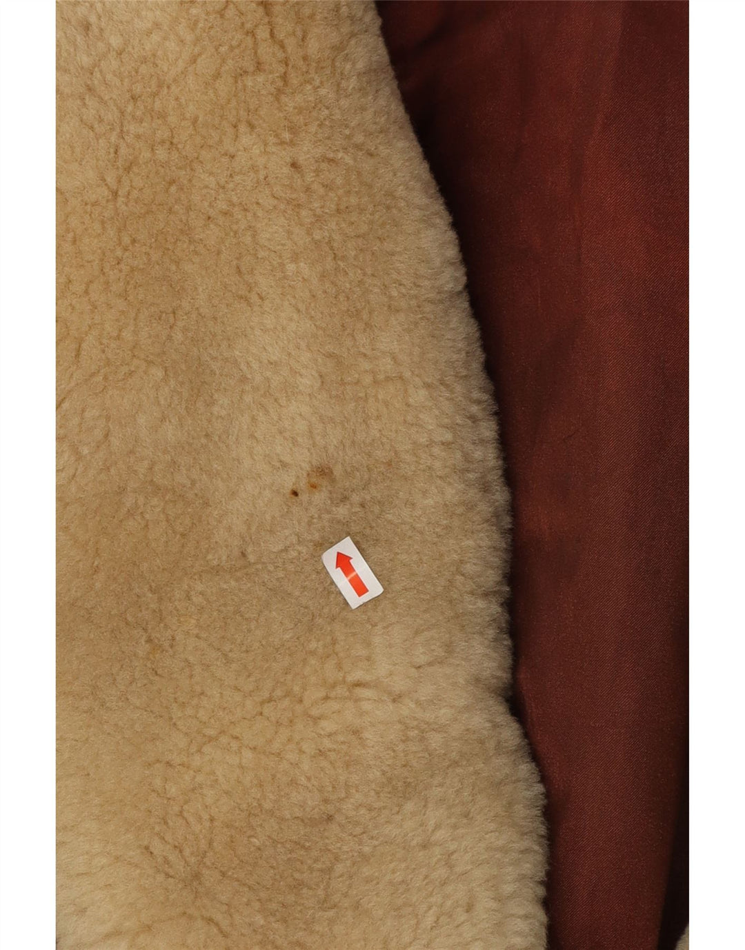 ST MICHAEL Womens Crop dobbeltradet jakke UK 18 XL brunt læder