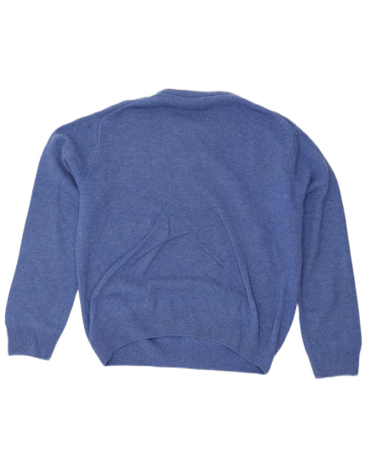 Gant herre rund hals sweater stor blå uld