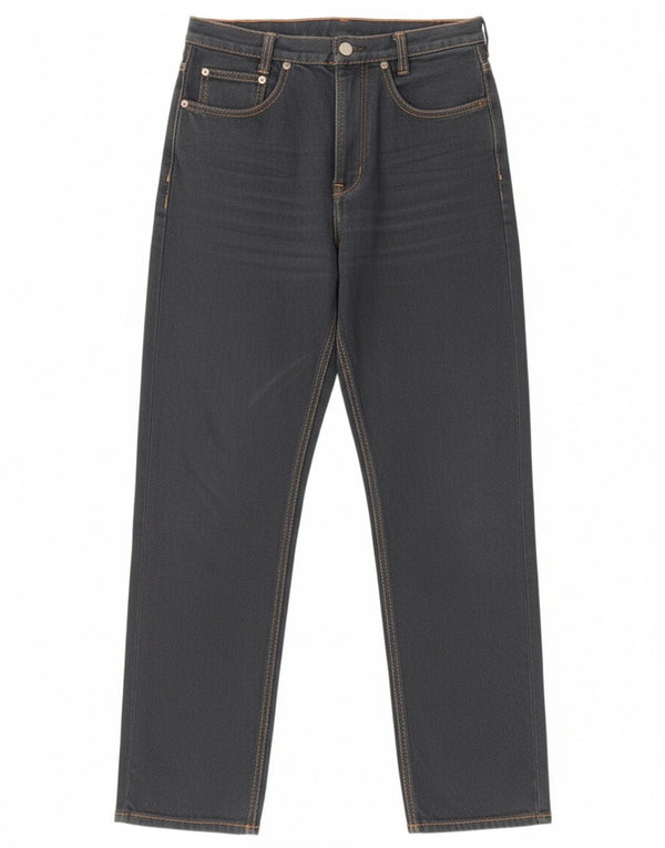 Ritt Straight Jeans til kvinder W26 L30 Marineblå Bomuld