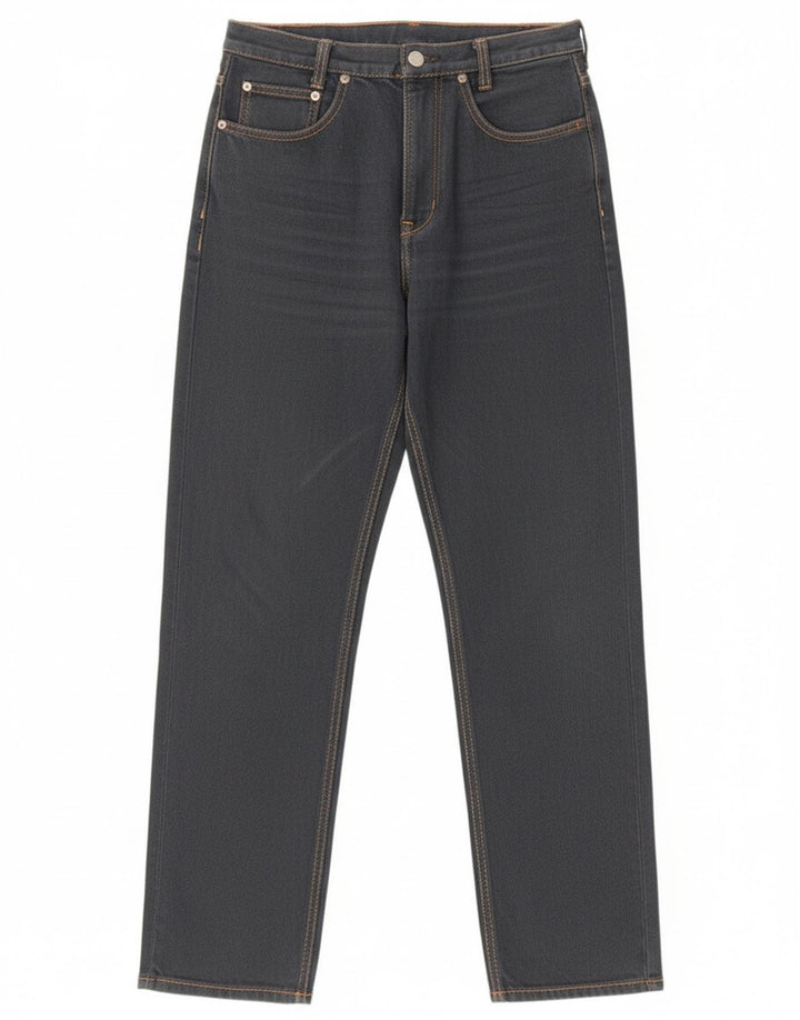 Ritt Straight Jeans til kvinder W26 L30 Marineblå Bomuld