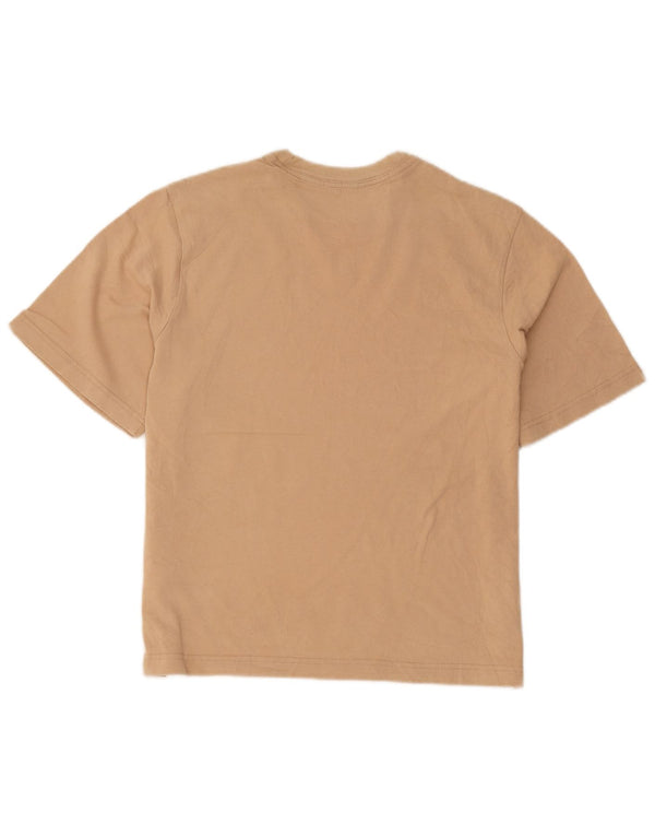 Nike Herre Loose Fit T-Shirt Top Lille Beige Bomuld