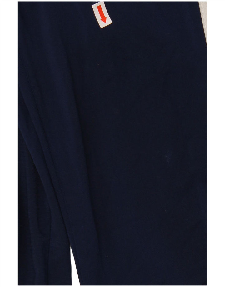 ADIDAS Boys Tracksuit Trousers Joggers 11-12 Years Navy Blue Polyester