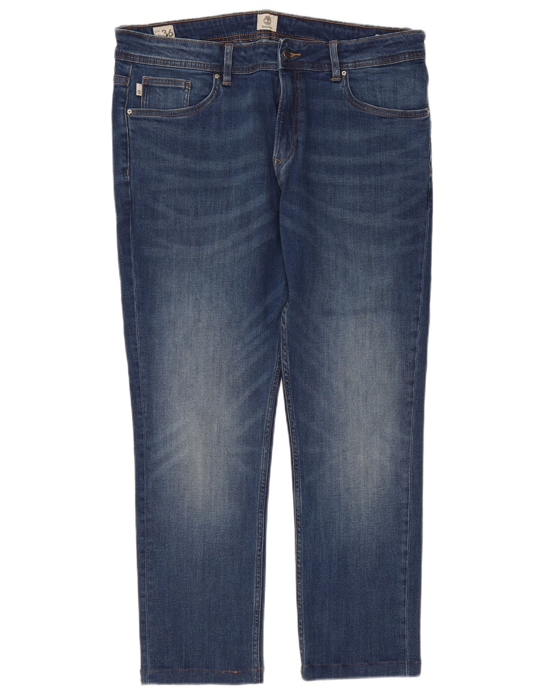 Timberland lige jeans til kvinder W36 L29 blå bomuld